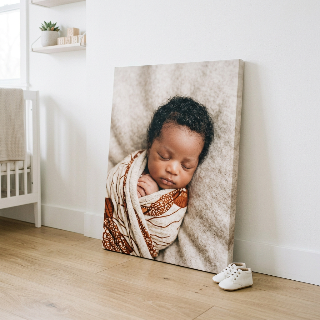 Newborn Canvas Print