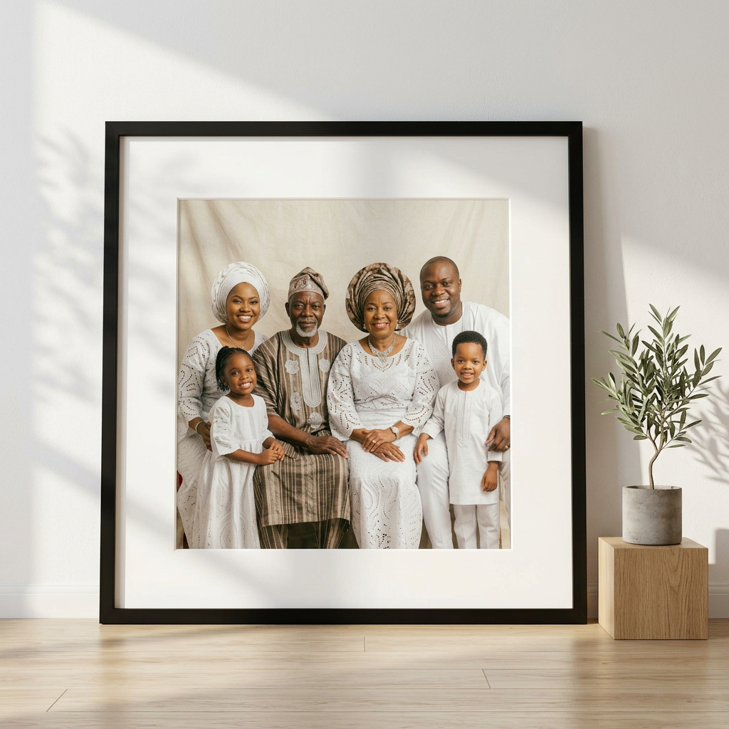 Family Framed Print