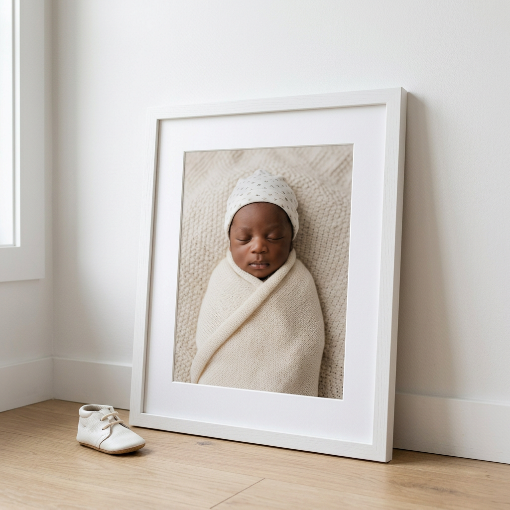 Newborn Framed Print